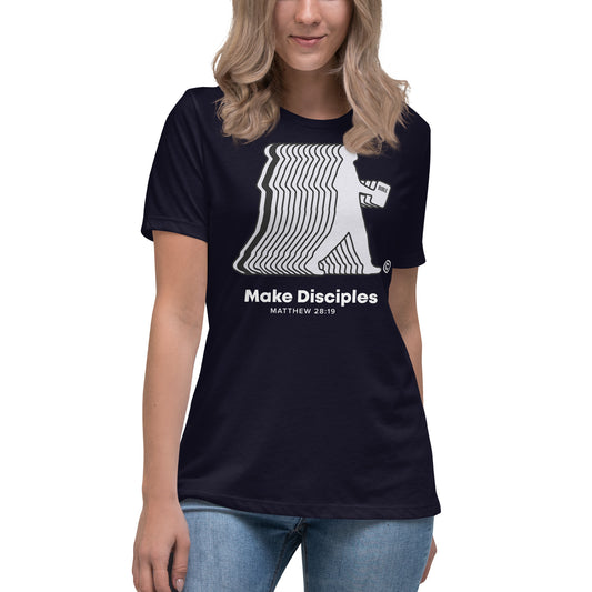 Make Disciples Dark-Colored Women's Relaxed T-Shirt