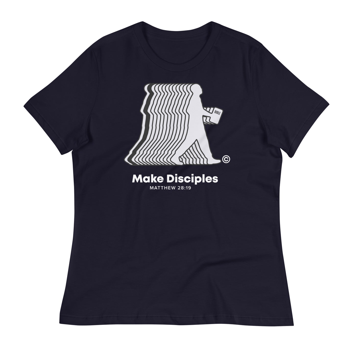 Make Disciples Dark-Colored Women's Relaxed T-Shirt