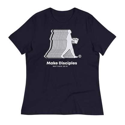 Make Disciples Dark-Colored Women's Relaxed T-Shirt