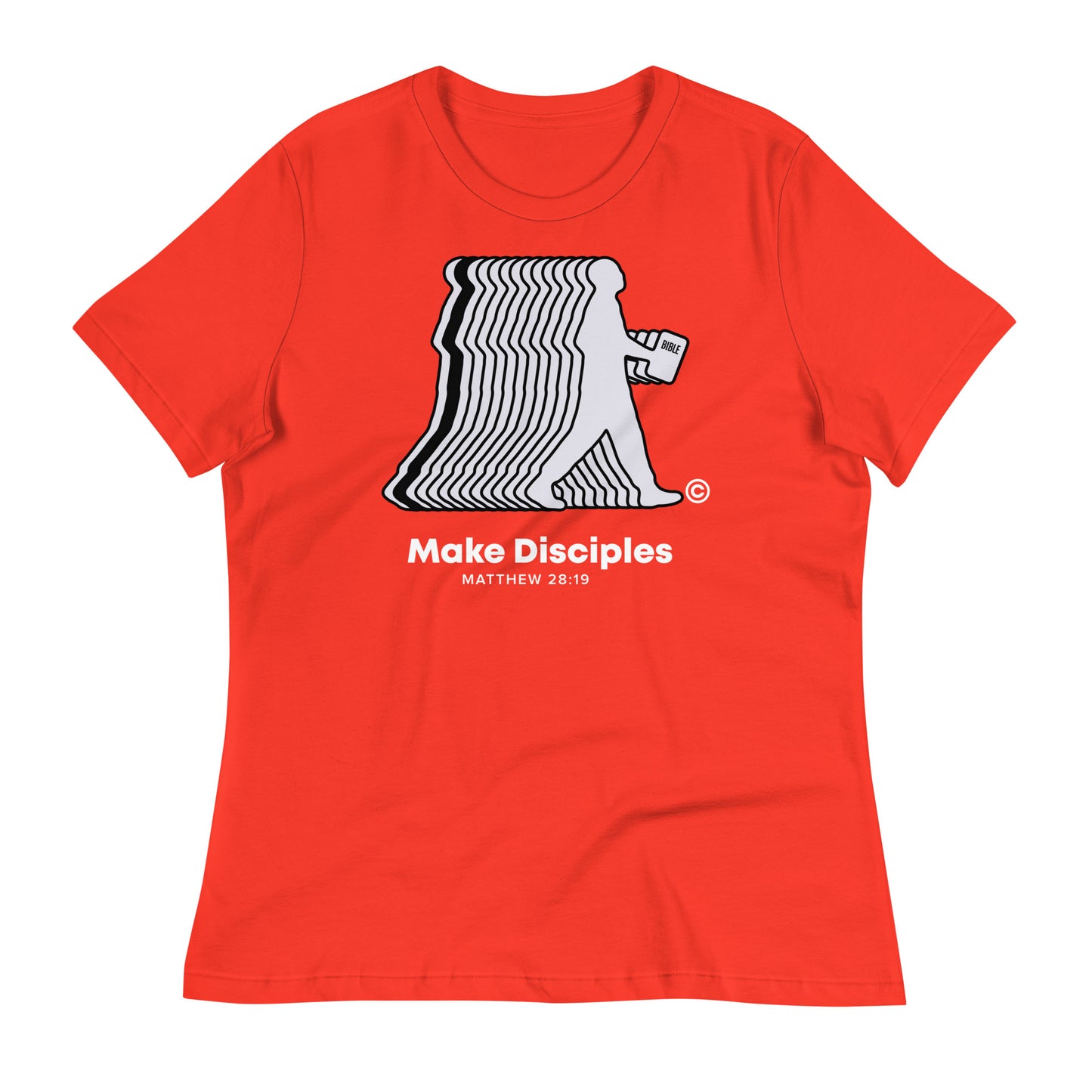 Make Disciples Dark-Colored Women's Relaxed T-Shirt