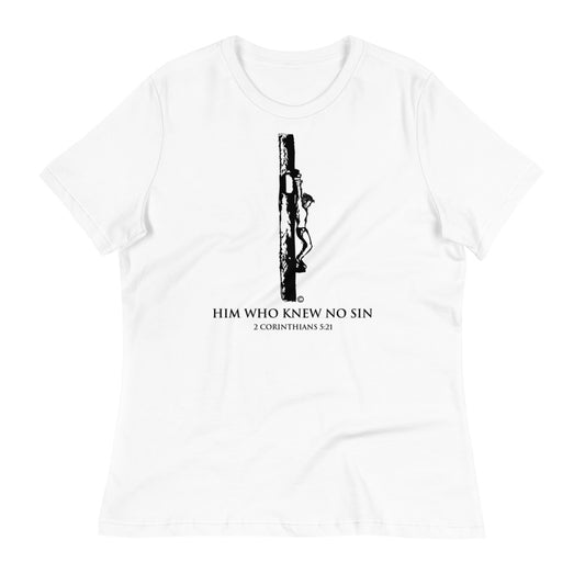 Him Who Knew No Sin Women's Relaxed T-Shirt