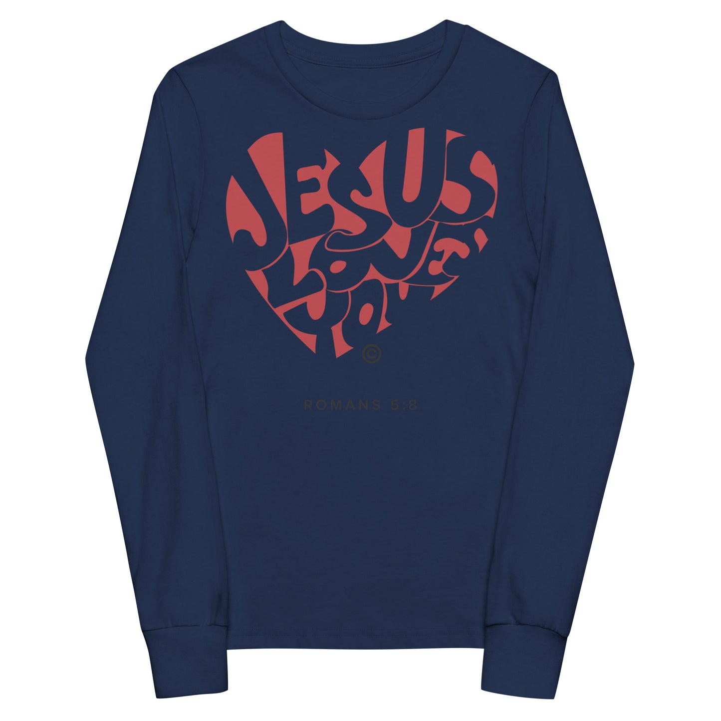 Jesus Loves You Youth Long Sleeve Tee