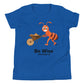 Be Wise Dark-Colored Youth Short Sleeve T-Shirt