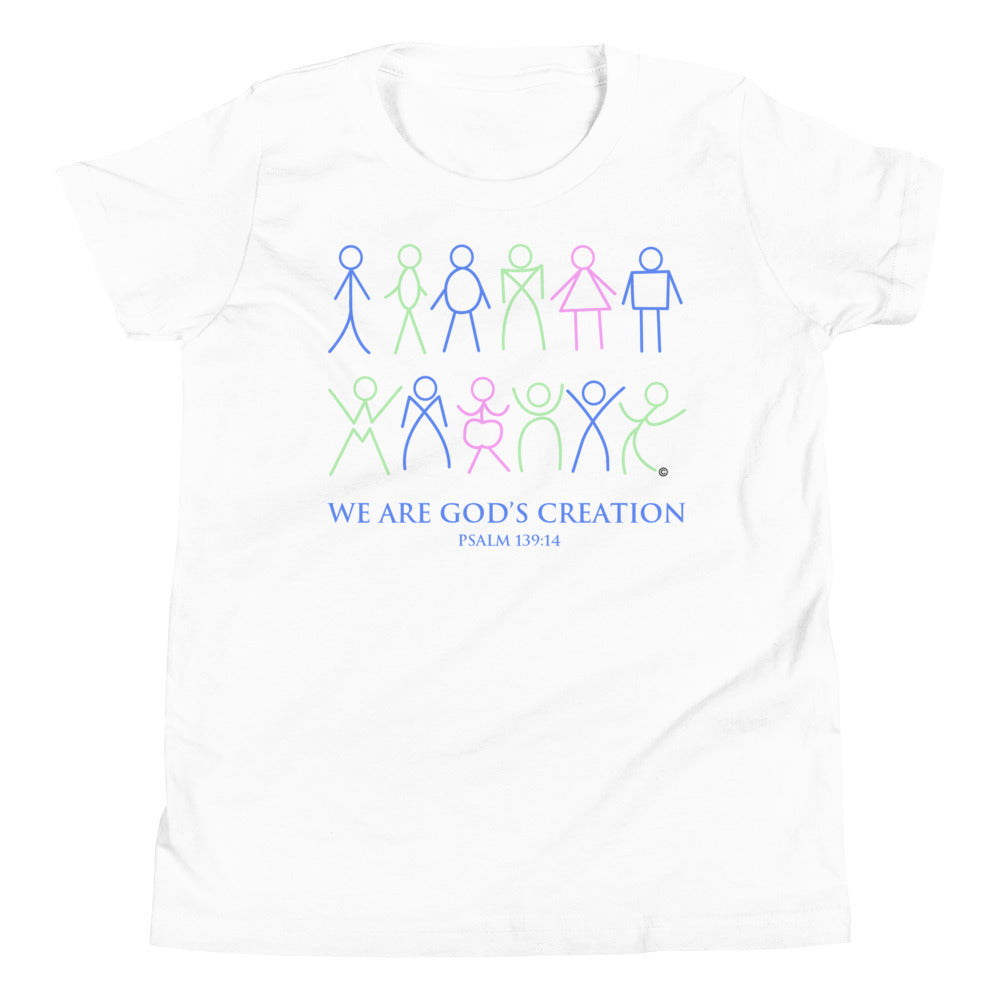 We Are God's Creation Youth Short Sleeve T-Shirt